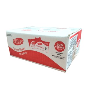 VELEZ AZUCAR EN SOBRE x 200u